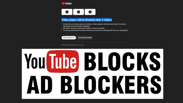 video player will be blocked after 3 videos